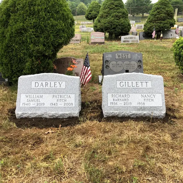 Slant monument — Darley Gillett