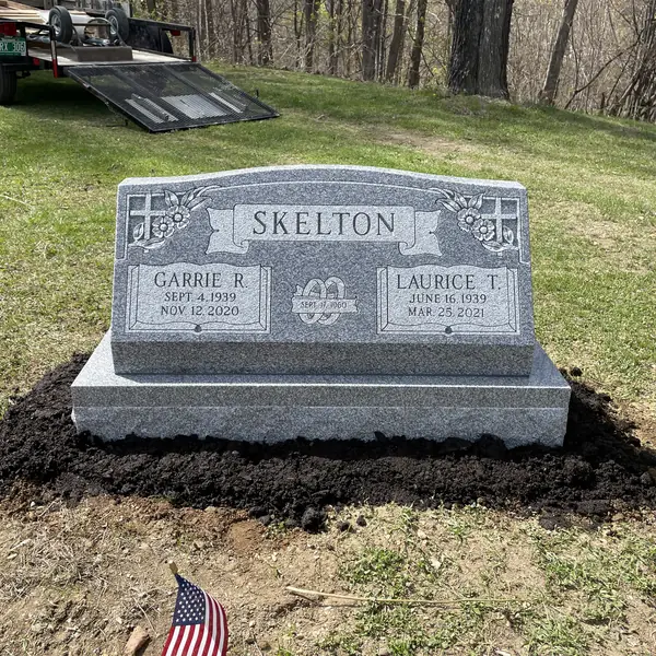 Slant monument example