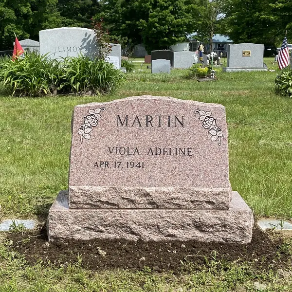 Slant monument example