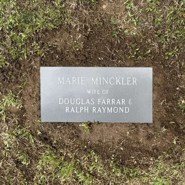 Flat granite marker — Champlain Monuments