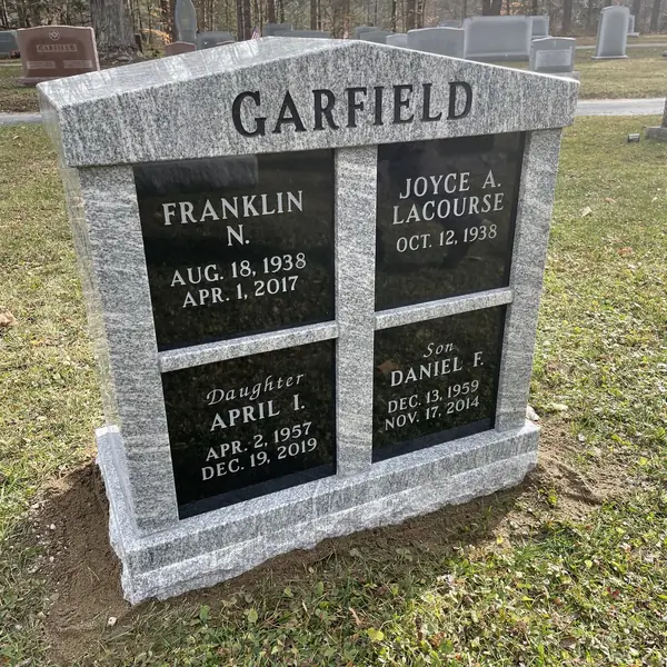 Cremation memorial by Champlain Monuments